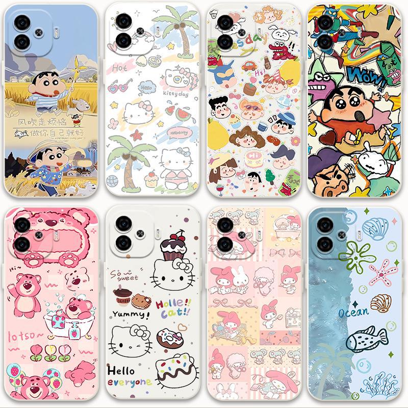 适用iqooz9Turbo手机壳蜡笔小新