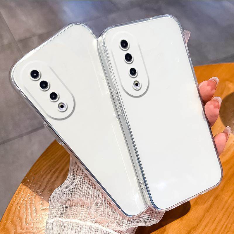 适用荣耀90手机壳透明90pro高透