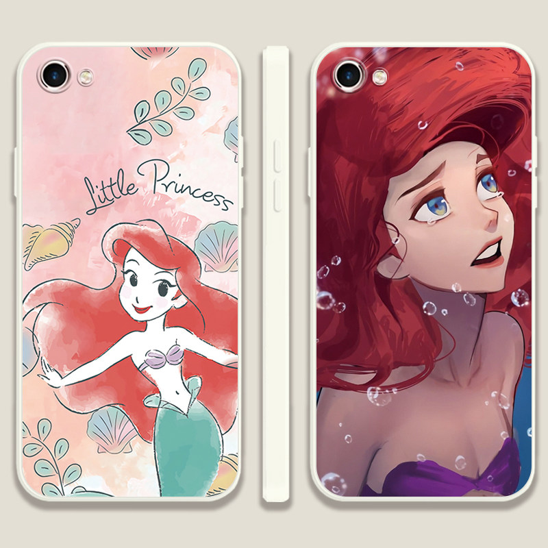 美人鱼公主vivoy66手机壳vivoy66i可爱萌viviy66丫66i防摔软胶镜头全