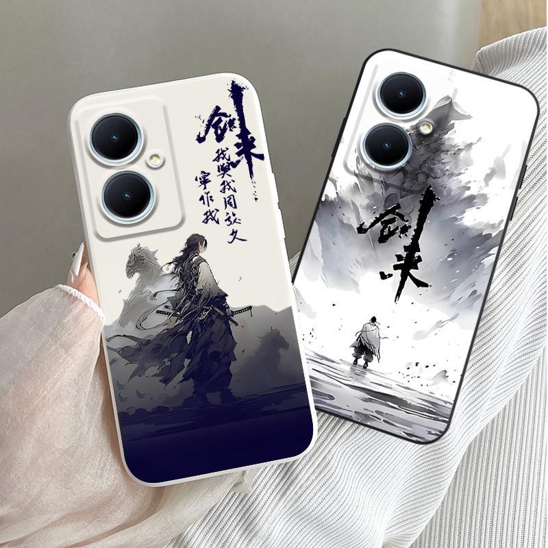 适用于vivoy78手机壳y30g水墨剑