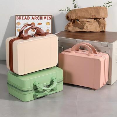 糖果色撞色迷你便携旅行箱