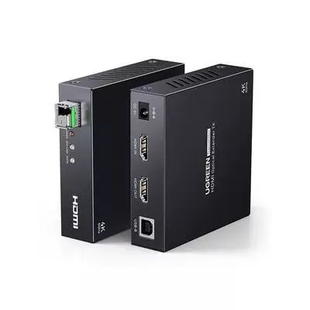 45656 HDMI光纤延长器带环出和3.5mm分离音频输出4K 绿联 CM452