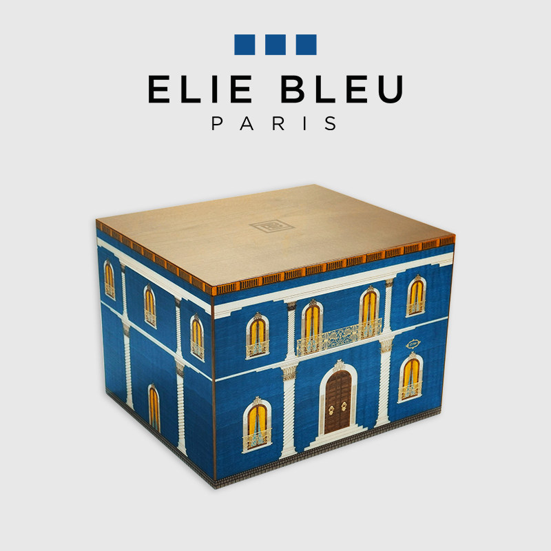 ELIE BLEU蓝色宫殿110支装雪松木雪茄保湿盒限量199个