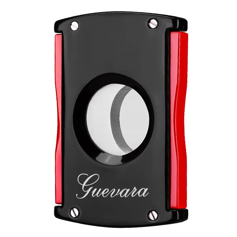 雪茄刀雪茄剪不锈钢锋利双刃带雪茄剪皮套精美礼盒包装