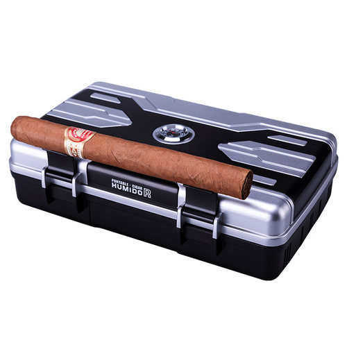 CIGARLOONG茄龙雪茄盒旅行便携时尚密封保湿醇化盒十支装配加湿器