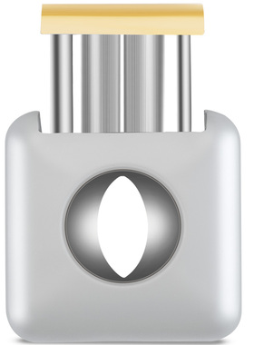 茄龙雪茄剪不锈钢锋利V型剪随身便携多功能雪茄剪刀带烟托CL-J88