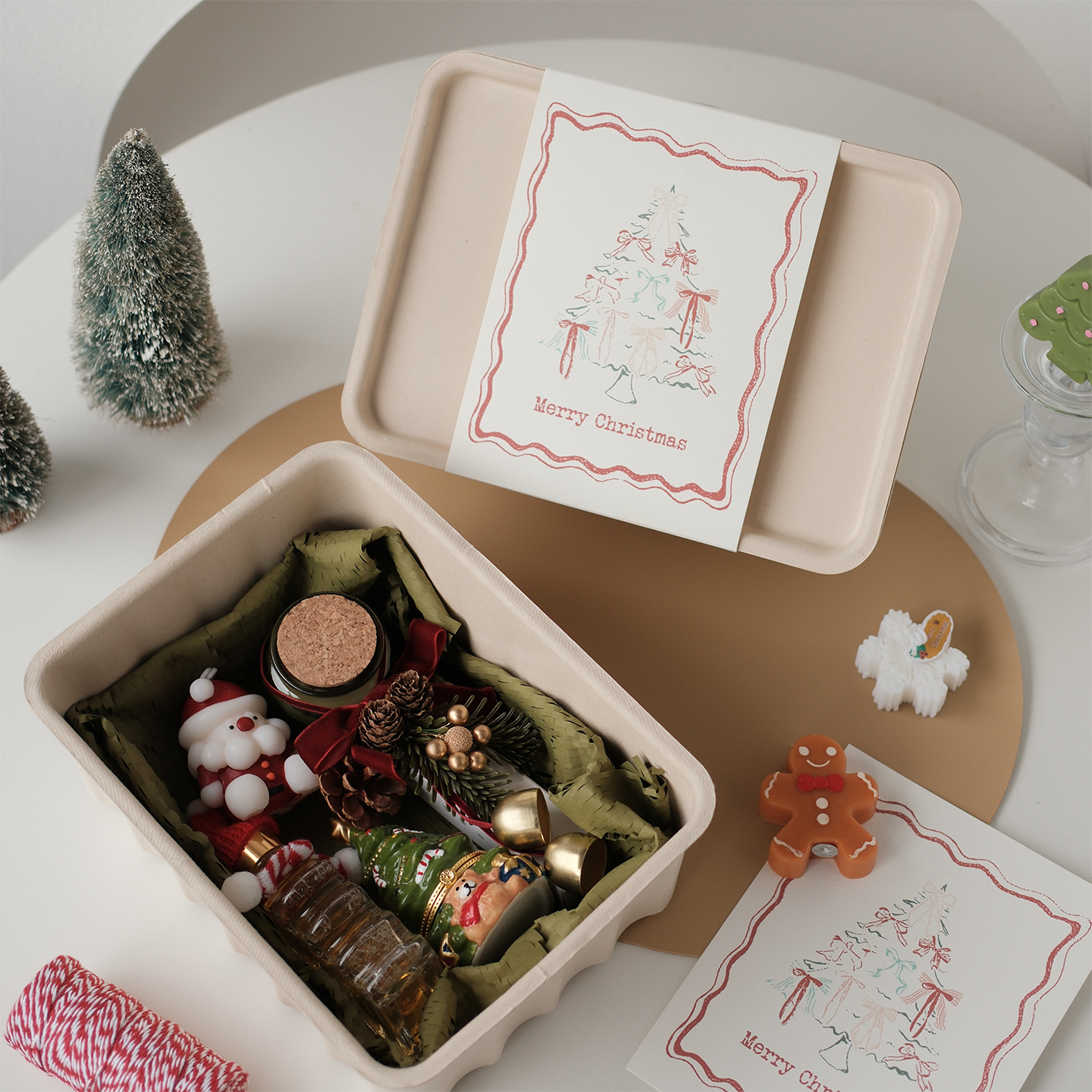 圣诞节礼物包装盒大号纸浆礼品收纳盒高档伴手礼生日礼品盒子定制