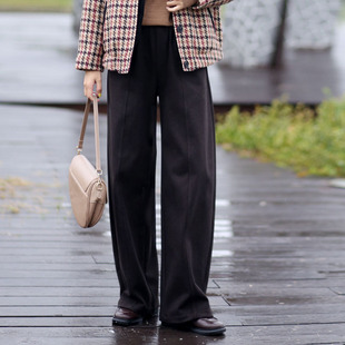 秋冬款 新款 慵懒松弛感休闲裤 美拉德棕色裤 女士裤 子香蕉裤 子冬季