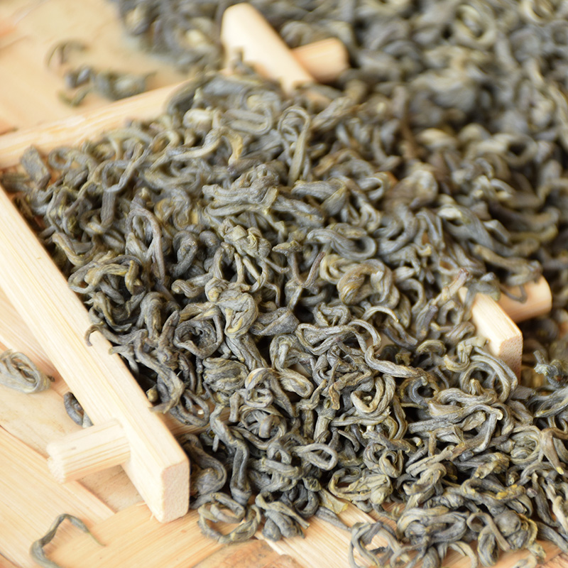 2025新茶云南梁河回龙茶明前茶一芽二叶炒青绿茶栗香散装特级耐泡