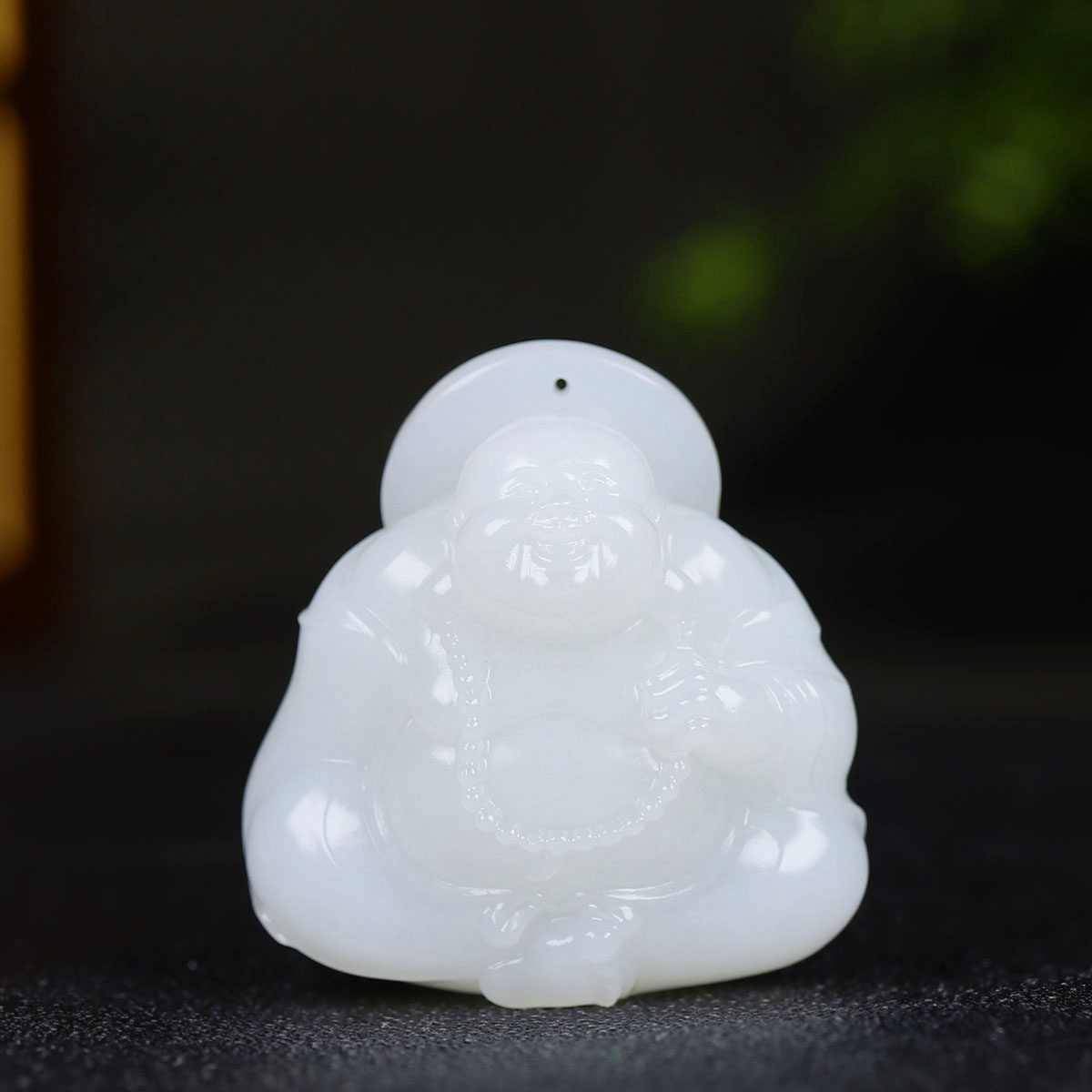 和田玉白玉弥勒佛挂件吊坠天生福相51g,珠宝/钻石/翡翠,颈饰,淘宝优惠券,粉丝福利购,淘宝优惠卷