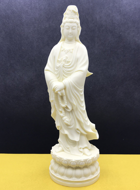 观音菩萨佛像桌面供奉汽车摆件