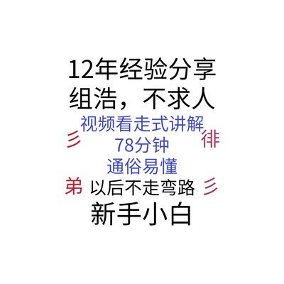 福利3D分享个人多年经验，参考15天作业。拍下找客服