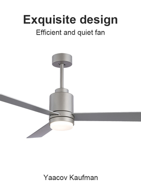 Flower Ones现代简约吊扇灯客厅餐厅北欧变频静音遥控电风扇灯