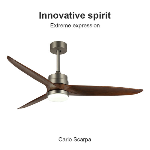 FlowerOnes美式实木简约吊扇灯