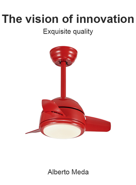 Flower Ones儿童房小吊扇灯简约卧室男孩女孩房静音护眼电风扇灯