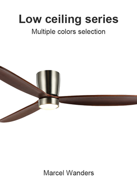 Flower Ones高端美式实木吸顶吊扇现代简约客餐厅2025新款风扇灯