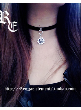 Reggae Elements项圈定制女日常choker佩戴一人一尺寸真皮手作