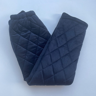 珊瑚绒夹棉男裤 三层加厚加绒棉裤 法兰绒睡裤 大码 冬季 家居棉裤 男士