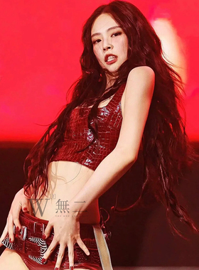 blackpink金珍妮女团同款打歌服爵士hells热舞酒吧辣妹舞台表演服