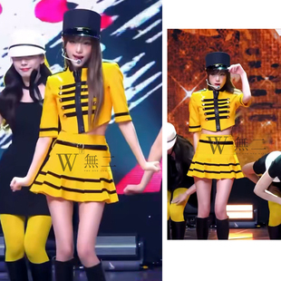 YENA崔叡娜女团同款打歌服爵士舞演出服随舞gogo酒吧ds表演舞台装