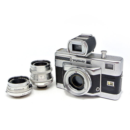 福伦达Voigtlander VITESSA T旁轴相机带50/2.8和100/4.8两个镜头