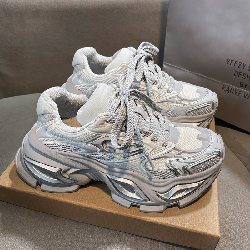 官方正品异瞳系列猫眼老爹鞋银色机甲风男女鞋冬季情侣休闲运动鞋,流行男鞋,时尚休闲鞋,淘宝优惠券,粉丝福利购,淘宝优惠卷