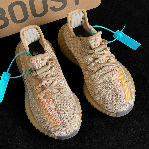 YIZI YEEZY正品广椰子350官方旗舰店脏橙色男款女夏季休闲运动鞋