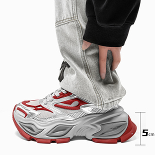 厚底情侣休闲运动鞋 香港高端正品 冬季 男女款 潮 异瞳系列猫眼老爹鞋