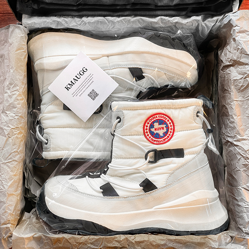 刂大鹅高端现货加拿大雪地靴男女款冬季东北零下40℃防寒保暖棉靴