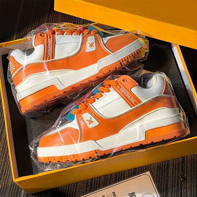 官方正品trainer小胖丁鞋厚底男女鞋2026新款驴家真皮休闲板鞋潮