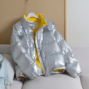 短款羽绒服女小个子冬季90白鸭绒保暖连帽户外东北加厚短款外套