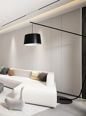 北欧简约创意钓鱼灯黑色轻奢落地灯酒店样板房客厅现代卧室立式灯