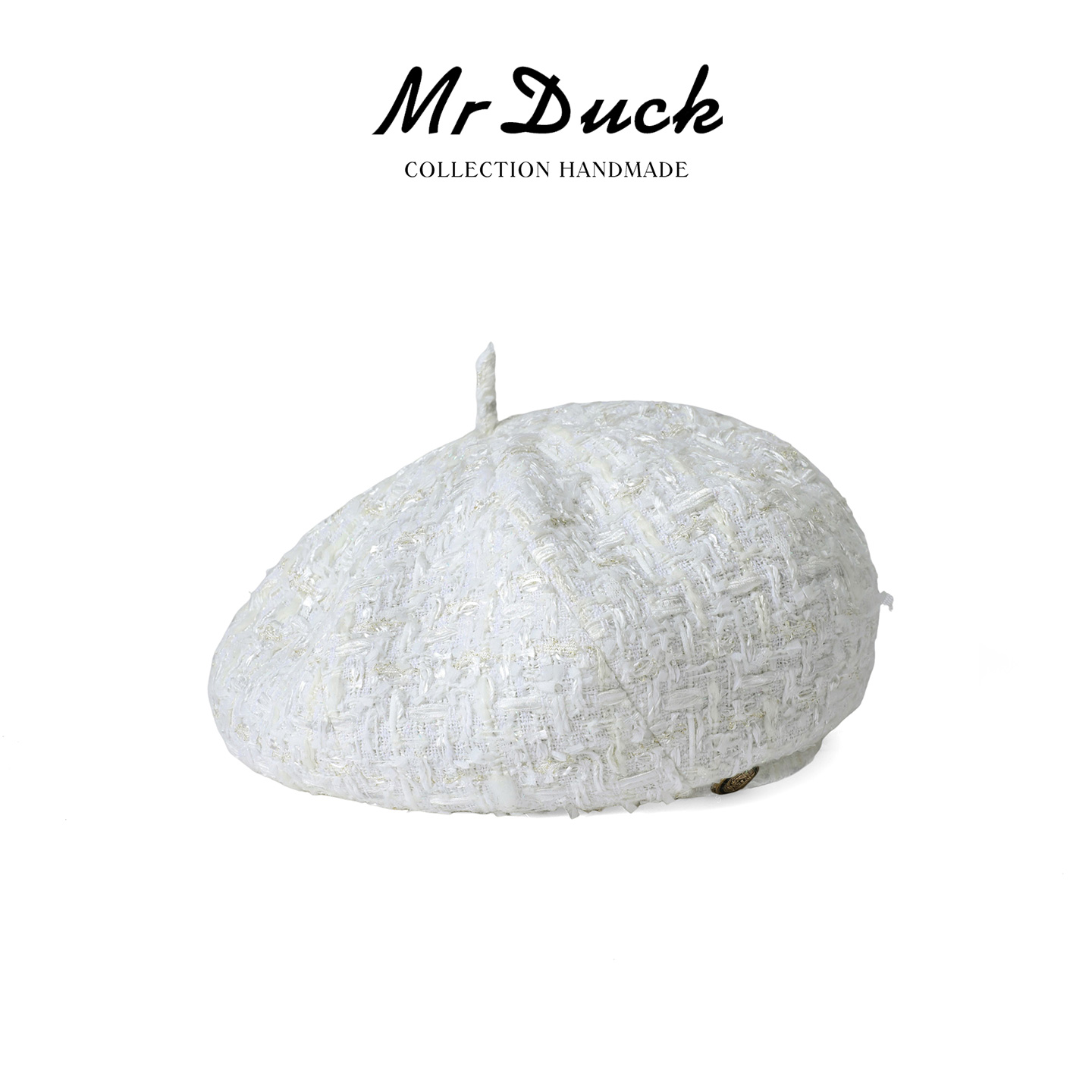 mrduck高定法国贝雷帽子女显脸小