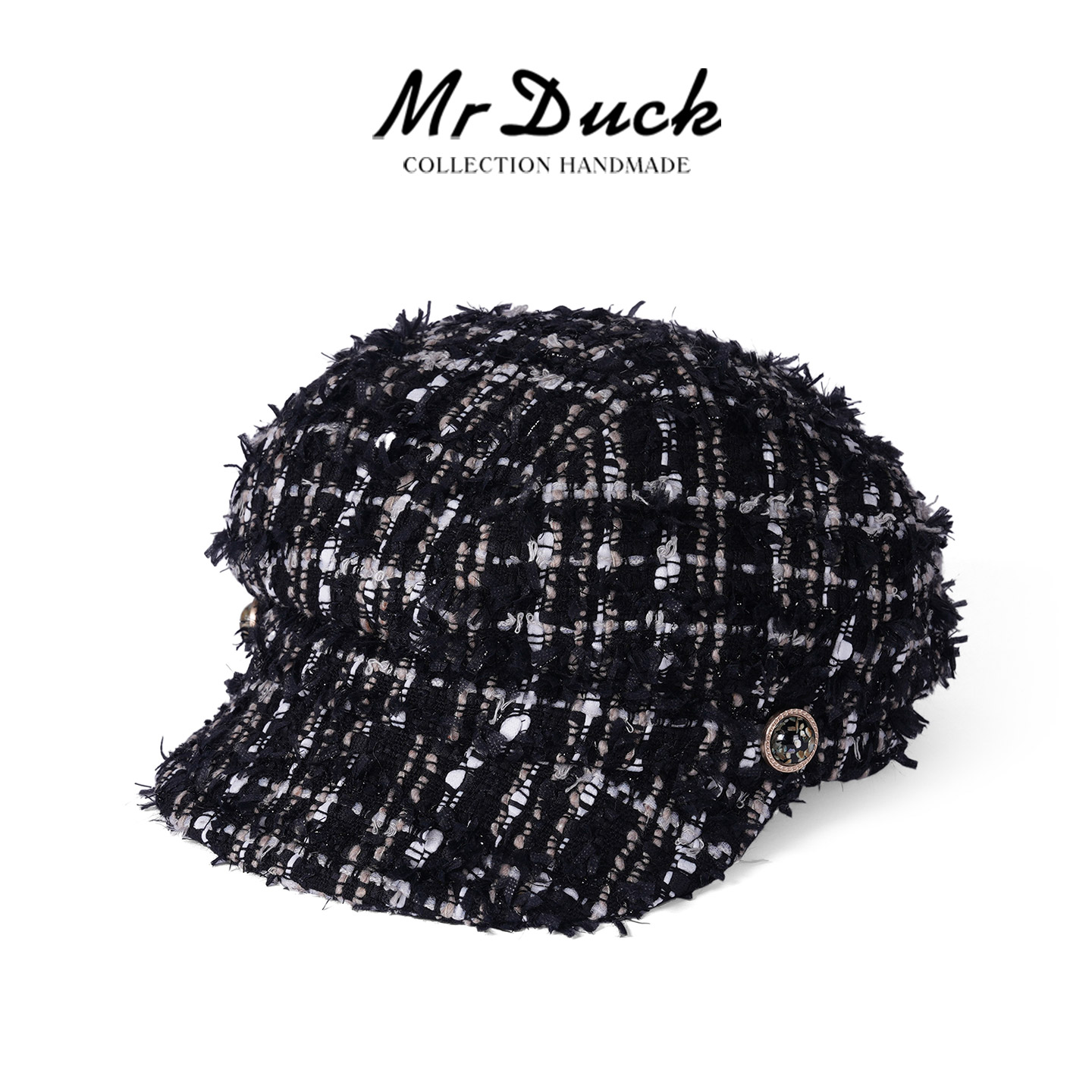 mrduck限量款高定英国报童帽子女