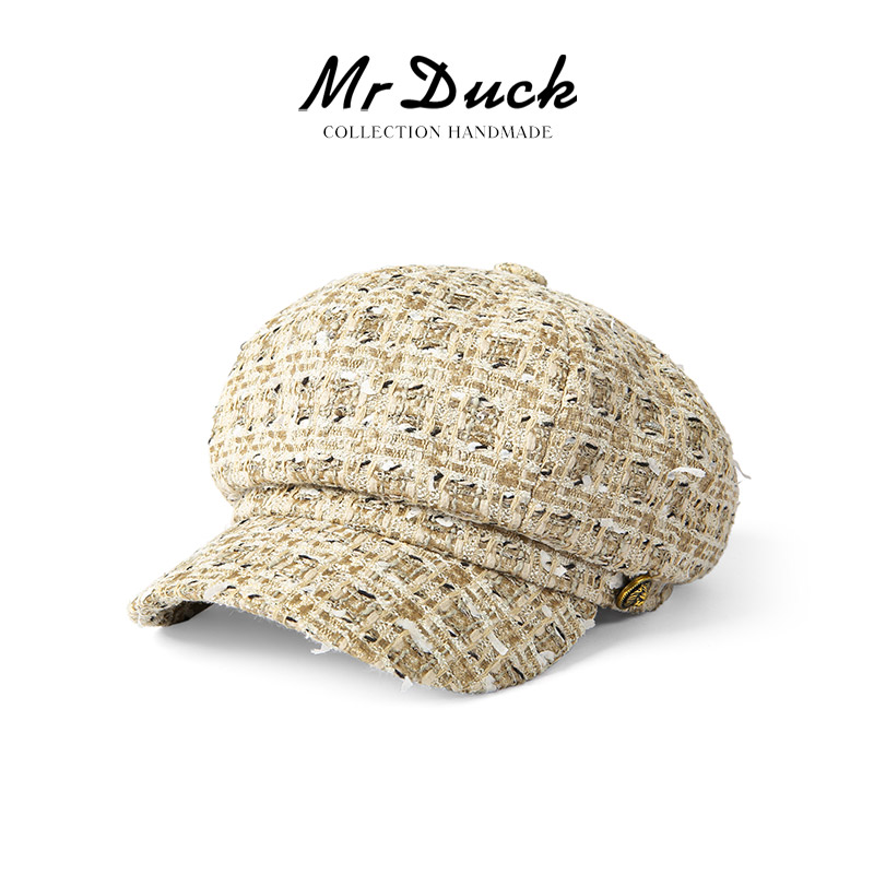 mrduck英国LintonTweeds报童帽女