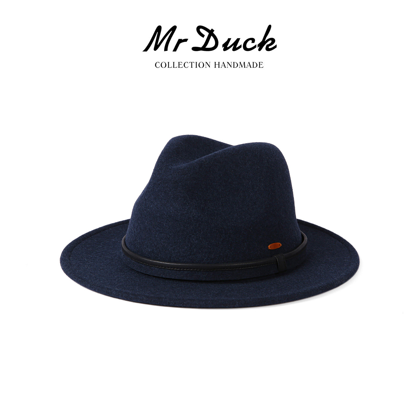 mrduck手工制超细羊毛黑色礼帽男绅士爵士帽 宽檐毡帽中老年帽子,服饰配件/皮带/帽子/围巾,帽子,淘宝优惠券,粉丝福利购,淘宝优惠卷