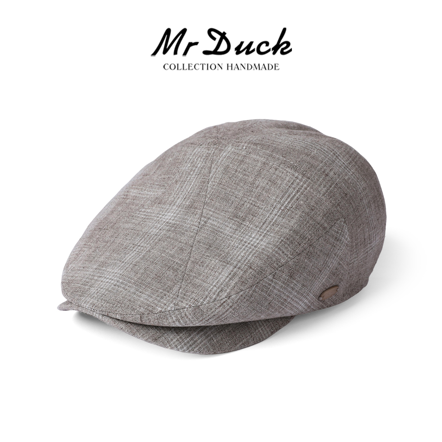 mrduck高定意大利老钱风鸭舌帽男