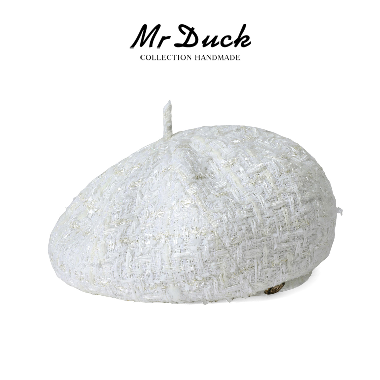 mrduck高定法国贝雷帽子女显脸小