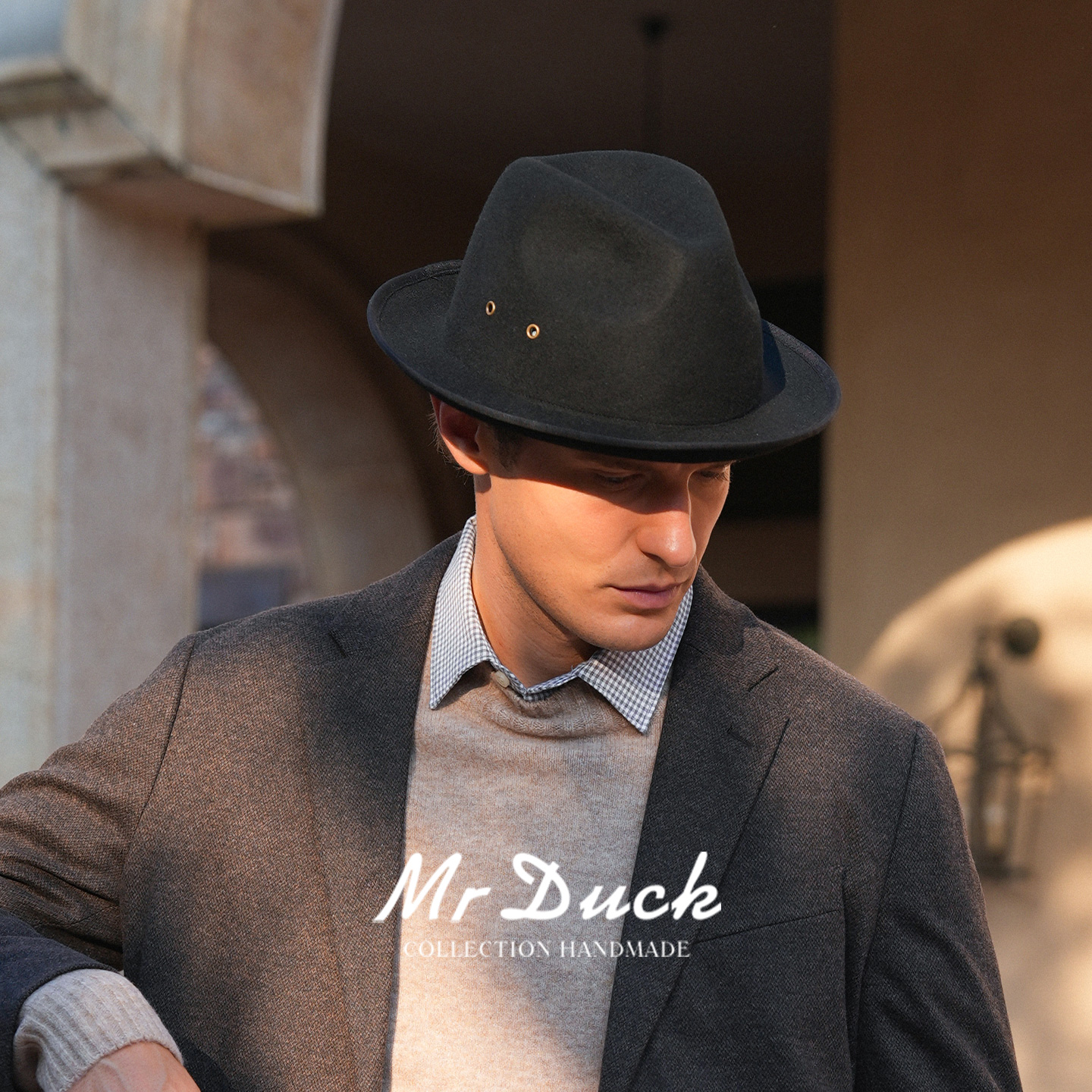 mrduck进口澳洲80支爵士小礼帽