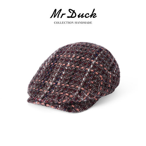 mrduck高定英国LINTON白金鸭舌帽