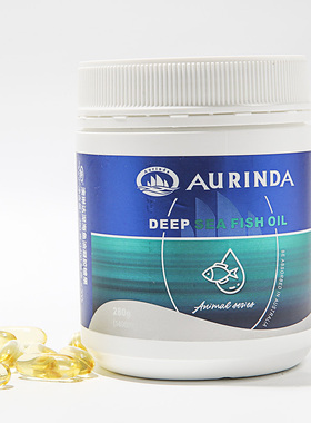 Aurinda澳琳达深海鱼油1400mg*200粒EPA+DHA 成人中老年鱼油胶囊