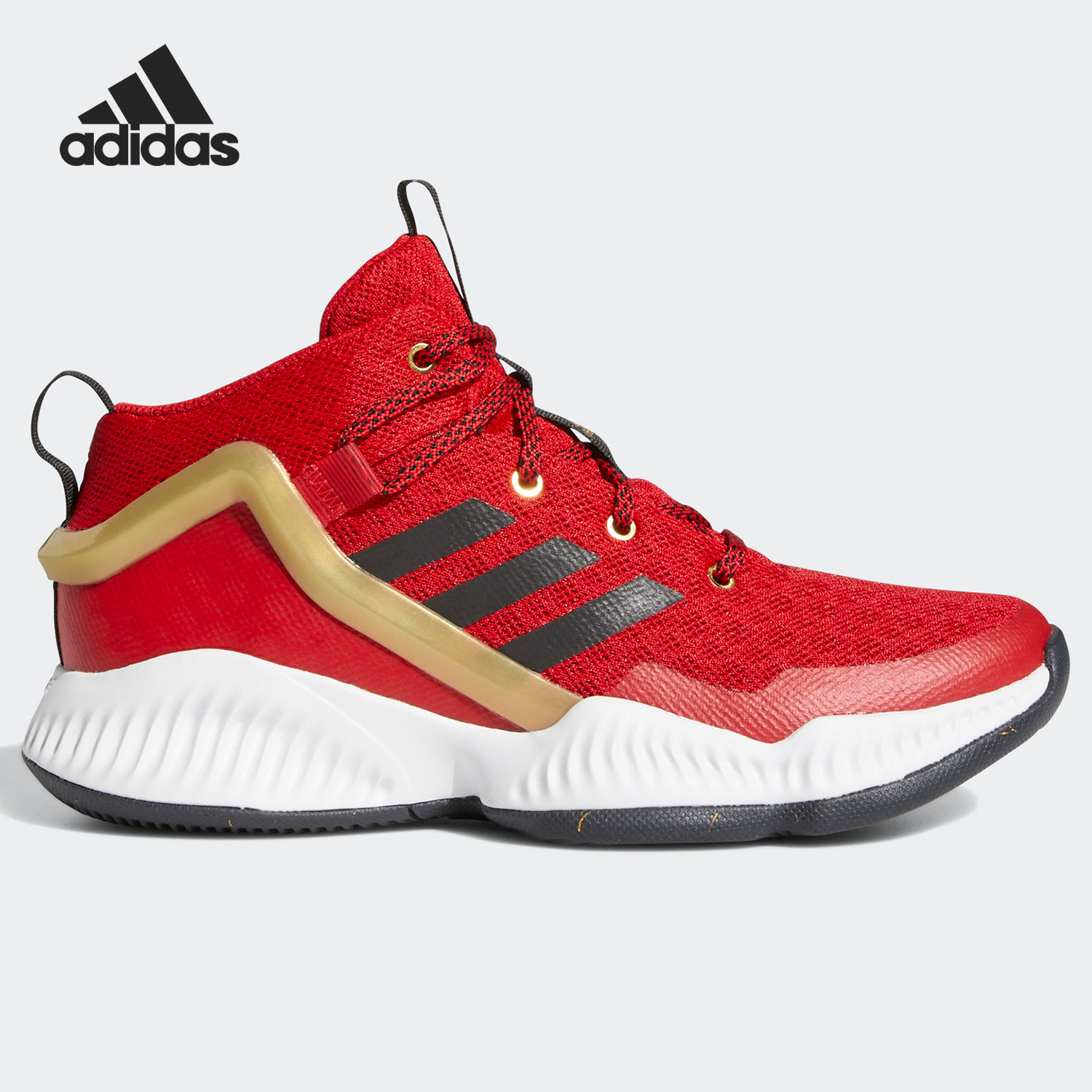 Adidas/阿迪达斯正品新款Lockdown J 大童中帮篮球鞋运动鞋FZ1693