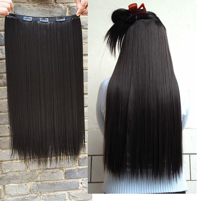 轻薄假发片增发量无痕隐形长直发