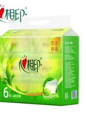 心相印茶语纸巾抽纸家用实惠装纸巾纸面巾纸卫生纸擦手纸抽纸