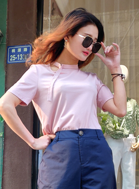 时尚休闲短袖T恤2020新款夏季丅恤衫半袖宽松百搭女C921S9023