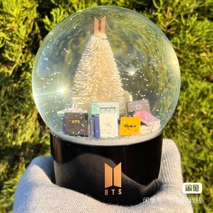 merch 防弹少年团水晶球BTS富婆会员礼set豪华版 box 10水晶球
