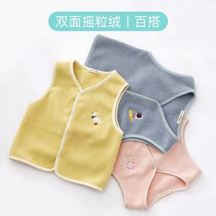 奥利绒儿童马甲背心春秋内穿薄女童宝宝幼儿园秋冬冬季 保暖女薄绒
