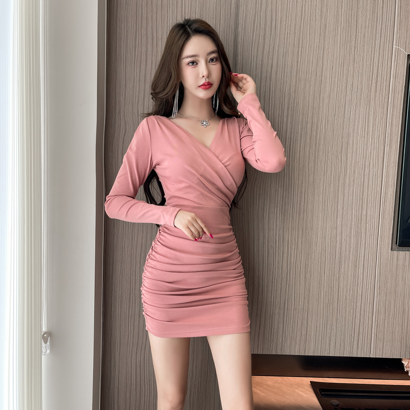 名媛穿搭钓系约会显瘦包臀短裙