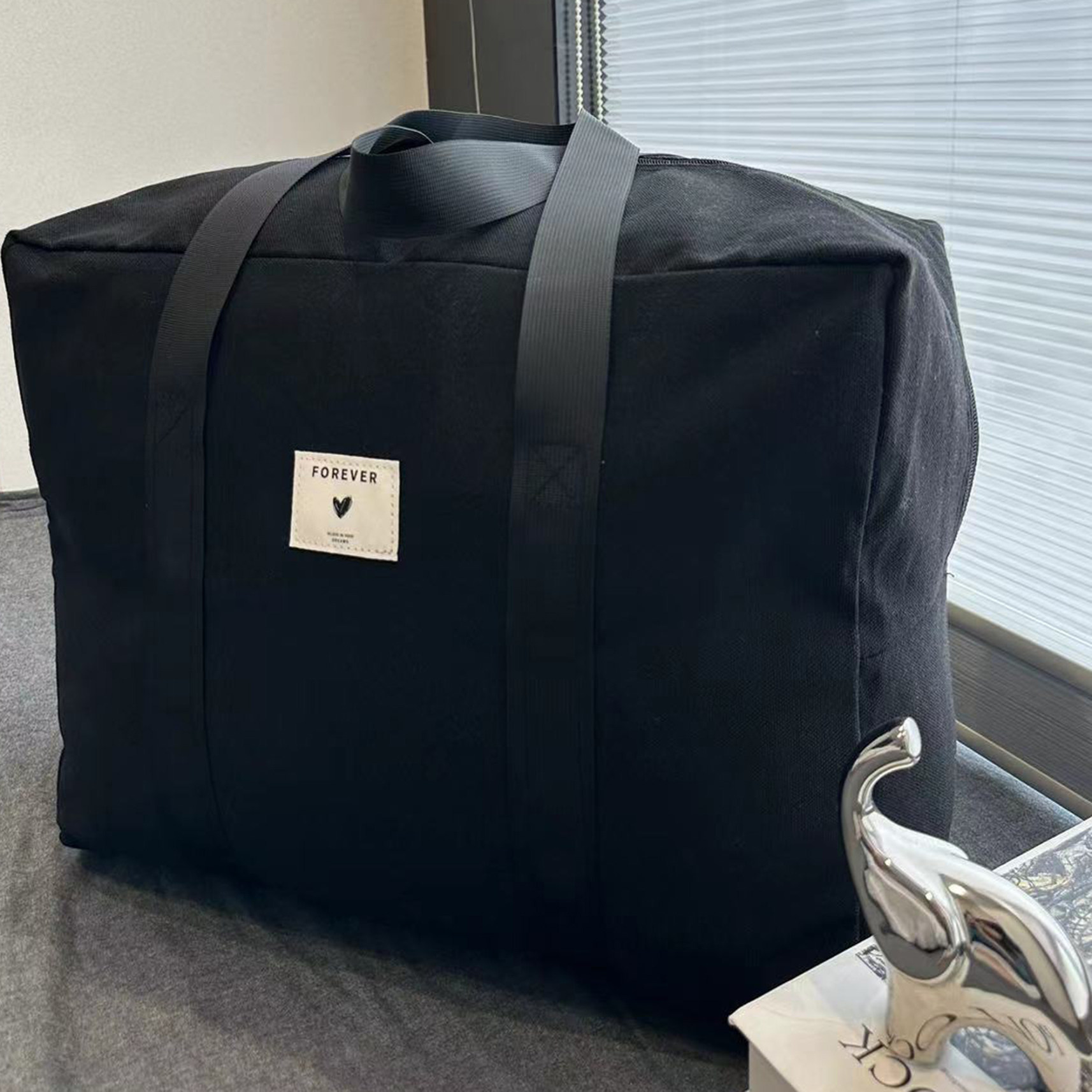 搬家袋被子收纳袋加厚耐磨帆布袋超大容量行李袋幼儿园棉被打包袋