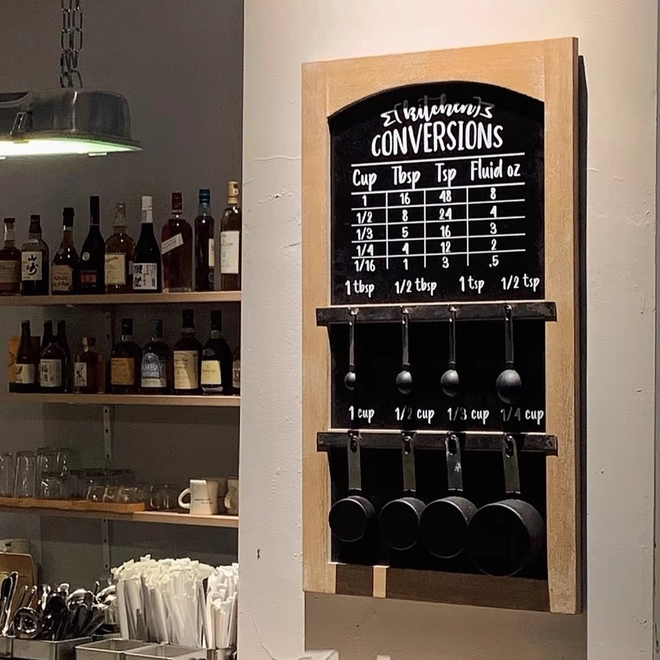 美式怀旧创意衣架造型铁艺黑板壁饰客厅餐厅民宿软装壁挂花园装饰